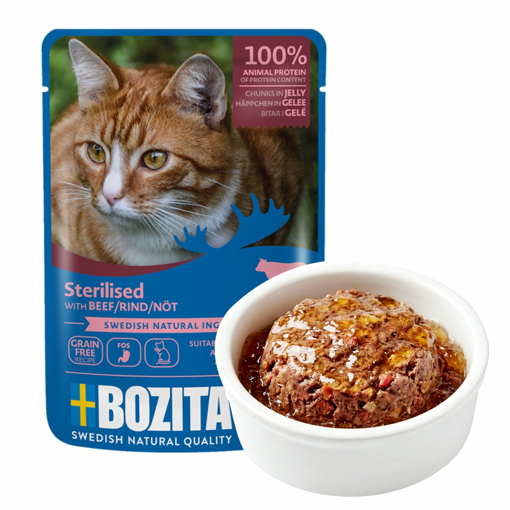 Karma BOZITA Sterilised kot 85g wołowina w galarecie